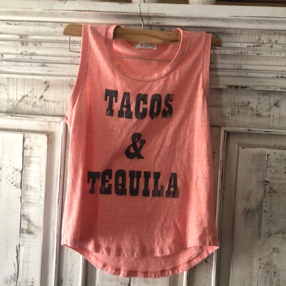 🌮Tacos and Tequila🌮 muscle style shirt
